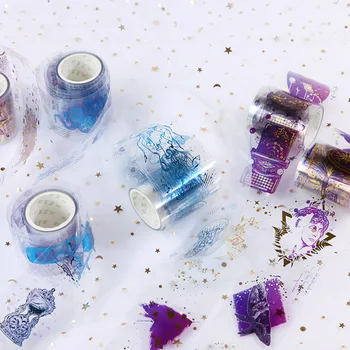 10 pcs/lot DIY Cartoon PET Washi Masking Tapes Scattered stars series decorative adhesive tape stickers/School Supplies 
10 pcs/lot DIY Cartoon PET Washi Masking Tapes Scattered stars series decorative adhesive tape stickers/School Supplies