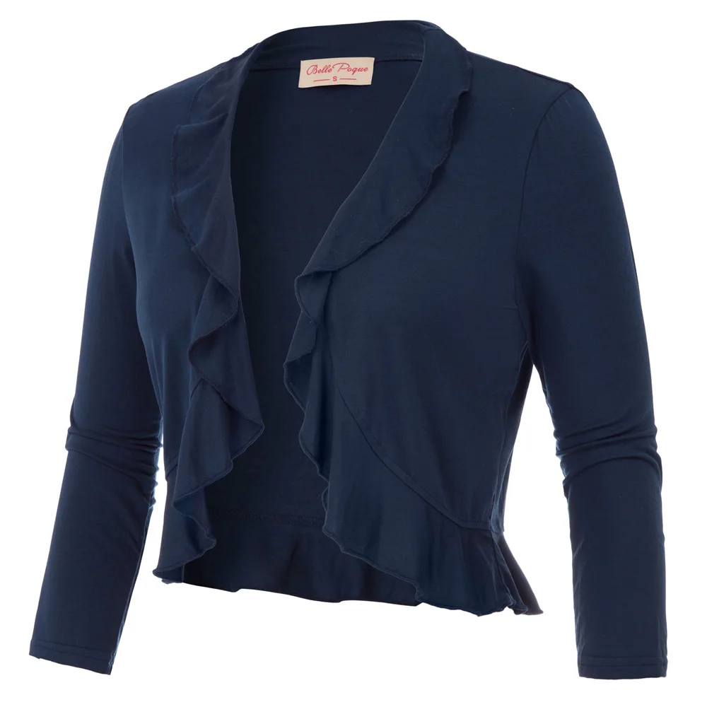 stock Women Top Ruffle Bolero Shrug Jacket Three Quarter Length Sleeve Q office work wedding party elegant shrugs for women
stock Women Top Ruffle Bolero Shrug Jacket Three Quarter Length Sleeve Q office work wedding party elegant shrugs for women