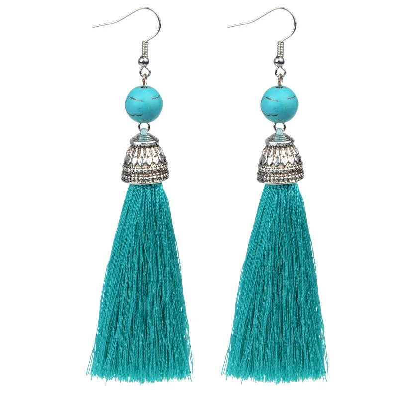 15Styles Long Fringe Tassel Earrings Natural Stone Beads Agate Tiger Eye Turquoise Dangle Earrings Bohemian Earring Women Boho
15Styles Long Fringe Tassel Earrings Natural Stone Beads Agate Tiger Eye Turquoise Dangle Earrings Bohemian Earring Women Boho