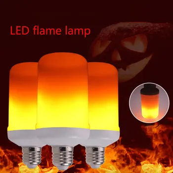 Flame creative lamp 1pc E27 2835 LED Flame Effect Fire Light Bulbs Flickering Emulation Vintage Atmosphere Decorative Lamp
Flame creative lamp 1pc E27 2835 LED Flame Effect Fire Light Bulbs Flickering Emulation Vintage Atmosphere Decorative Lamp