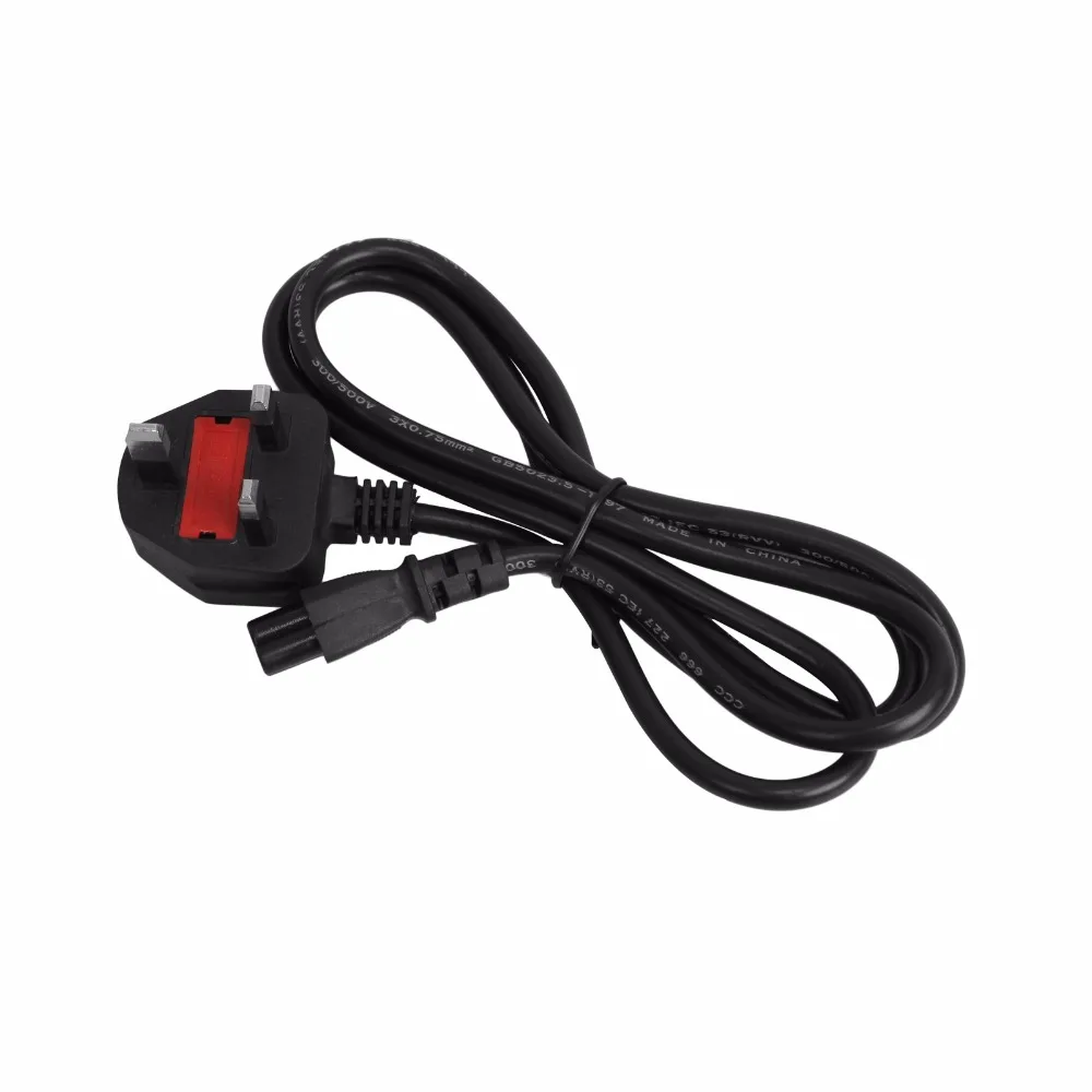 Lead Cord C5 Cloverleaf 3 Pin UK EU US Plug Power Cable Adapter Cable Cord For Video Light Laptop (1)