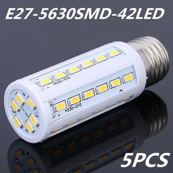 5pcs/lot 10W 5630 5730 SMD 42LED 220V E27 Corn Bulb Cool/Warm White LED Light Energy Efficient led Lamp Light free shipping 
5pcs/lot 10W 5630 5730 SMD 42LED 220V E27 Corn Bulb Cool/Warm White LED Light Energy Efficient led Lamp Light free shipping