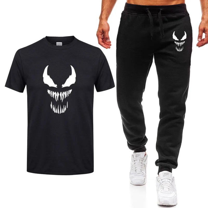 2019 New Fashion MARVEL Venom t-Shirt+Pants men cotton short sleeves Casual male tshirt marvel t shirts men tees 2piece Suit
2019 New Fashion MARVEL Venom t-Shirt+Pants men cotton short sleeves Casual male tshirt marvel t shirts men tees 2piece Suit