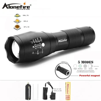 AloneFire G700N XML T6 L2 led flashlight outdoor lantern Zoom Magnet travel camping night light torch 18650 Rechargeable battery
AloneFire G700N XML T6 L2 led flashlight outdoor lantern Zoom Magnet travel camping night light torch 18650 Rechargeable battery