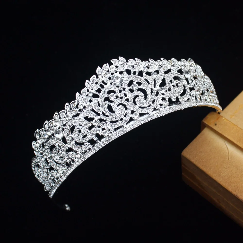 Luxurious Gold/Silver Crystal Queen Bridal Tiara Crown Bride Women Headpiece Decorations For Wedding Hair Jewelry Accessories
Luxurious Gold/Silver Crystal Queen Bridal Tiara Crown Bride Women Headpiece Decorations For Wedding Hair Jewelry Accessories