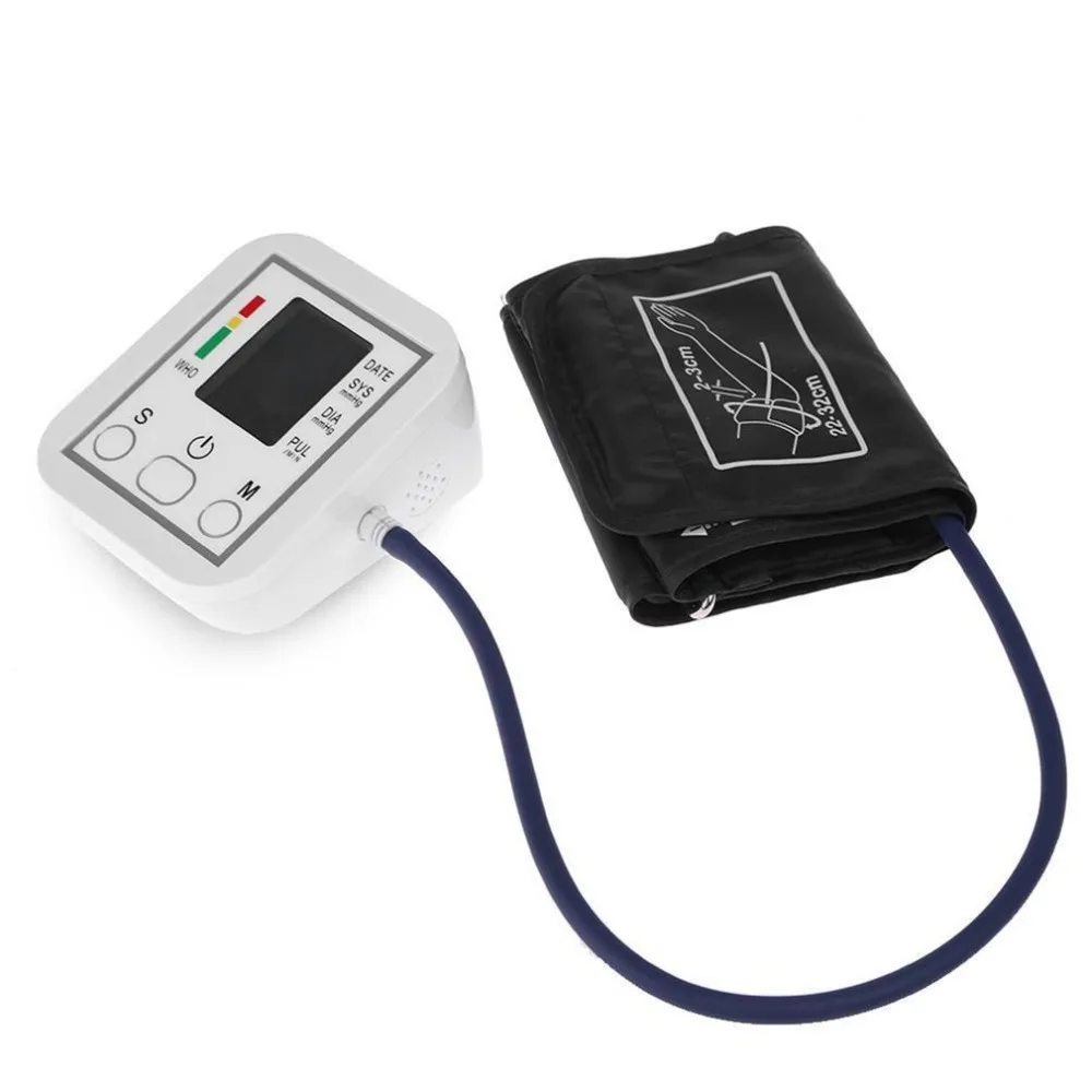 Automatic Digital Upper Arm Blood Pressure Monitor Heart Beat Rate Pulse Meter Tonometer Sphygmomanometers pulsometer
Automatic Digital Upper Arm Blood Pressure Monitor Heart Beat Rate Pulse Meter Tonometer Sphygmomanometers pulsometer