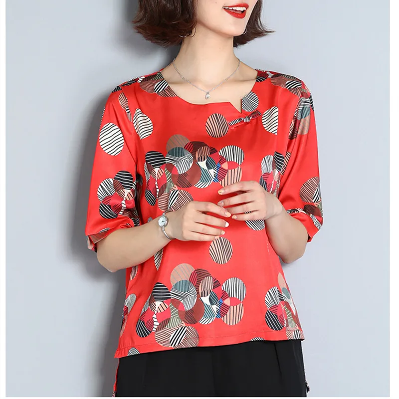2019 Summer New High quality natural silk shirt women fashion office lady Loose soft Vintage Floral Print Bow blouse
2019 Summer New High quality natural silk shirt women fashion office lady Loose soft Vintage Floral Print Bow blouse