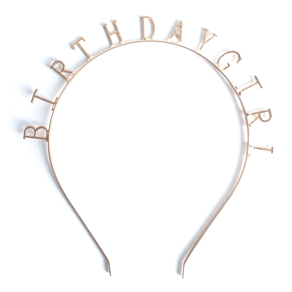Personality Women Girls Funny Alloy Letters 'BIRTHDAY GIRL' Hairbands Headband Hair Accessories For Birthday Party Gift
Personality Women Girls Funny Alloy Letters 'BIRTHDAY GIRL' Hairbands Headband Hair Accessories For Birthday Party Gift