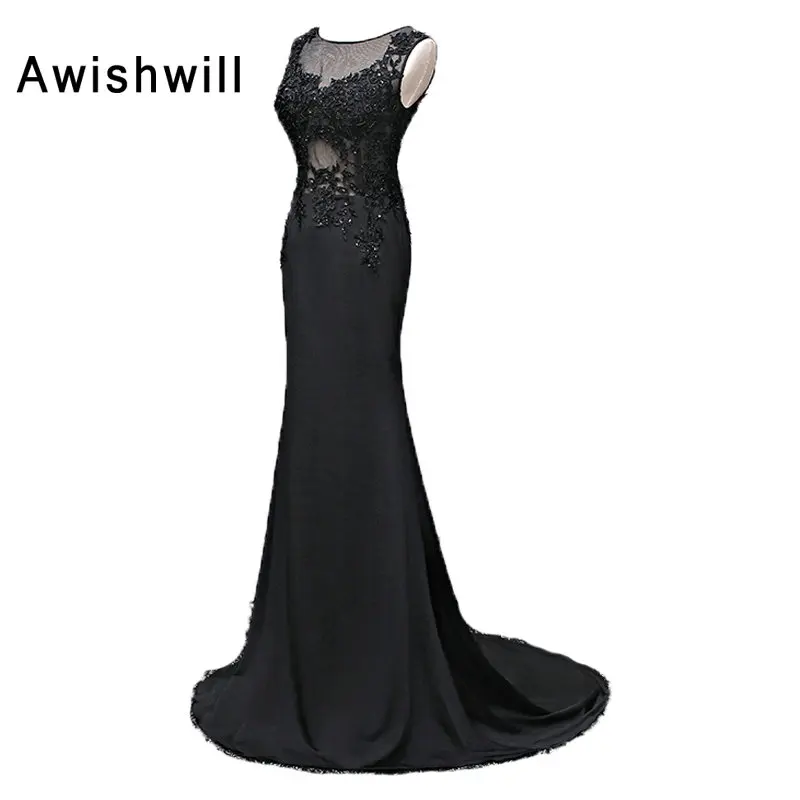 Red / Black Long Evening Dress Beaded Sleeveless Illusion Sexy Mermaid Formal Dress Party Wear Women Prom Dress Custom Made
Red / Black Long Evening Dress Beaded Sleeveless Illusion Sexy Mermaid Formal Dress Party Wear Women Prom Dress Custom Made