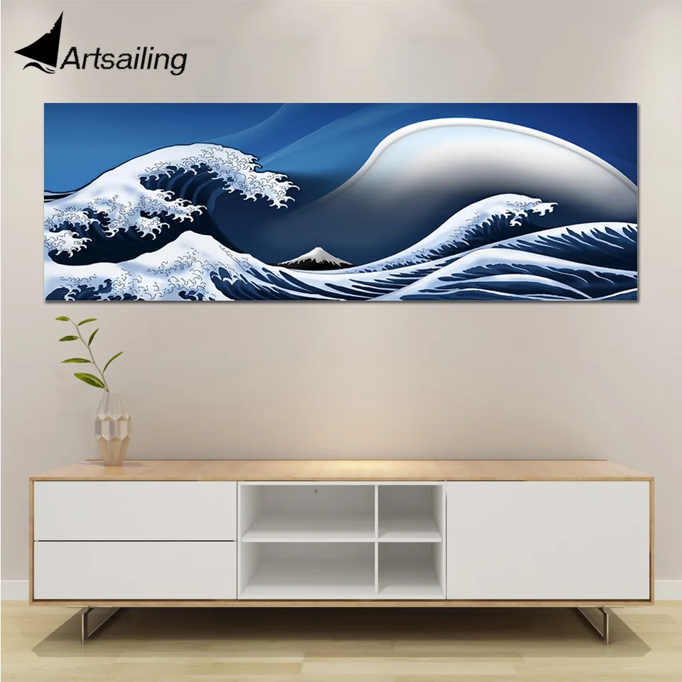 Wall Art Poster Modular Canvas HD Prints Paintings 1 Piece Sea Blue Wave Pictures Home Decor For Living Room Framework
Wall Art Poster Modular Canvas HD Prints Paintings 1 Piece Sea Blue Wave Pictures Home Decor For Living Room Framework