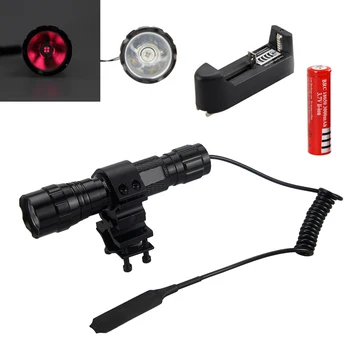 940nm 3W Infrared Night Vision 501B 4core LED Hunting Flashlight Torch +18650+CH+mount+Pressure Switch 
940nm 3W Infrared Night Vision 501B 4core LED Hunting Flashlight Torch +18650+CH+mount+Pressure Switch