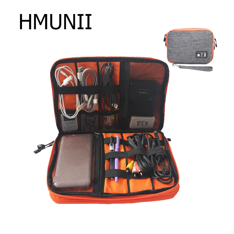 HMUNII Waterproof Double Layer Cable Bag Electronic SD card Organizer Travel Bag USB Earphone Case Digital Travel Accessories
HMUNII Waterproof Double Layer Cable Bag Electronic SD card Organizer Travel Bag USB Earphone Case Digital Travel Accessories