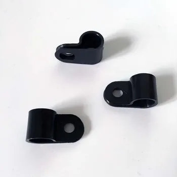 Wkooa 1/8 Inch Black Cable Clamp 1000 Pcs