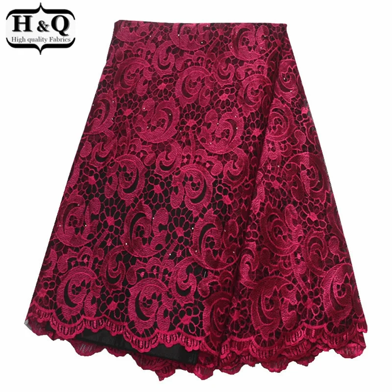 H&Q Red African design french mesh lace fabric high quality 2019 embroidery with stones Nigerian laces fabrics for women dresses
H&Q Red African design french mesh lace fabric high quality 2019 embroidery with stones Nigerian laces fabrics for women dresses