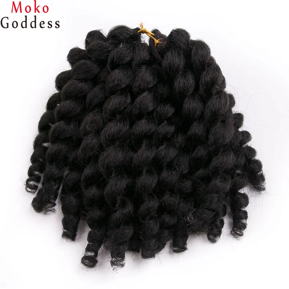 Mokogoddess Jumpy Wand Curl Twist African Collection Jamaican Bounce 8" 100g/pack Synthetic Hair Crochet Braids
Mokogoddess Jumpy Wand Curl Twist African Collection Jamaican Bounce 8" 100g/pack Synthetic Hair Crochet Braids