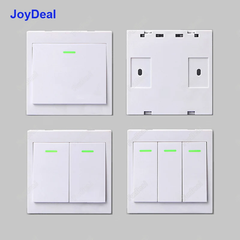 433 Mhz Wireless RF 86 Wall Panel Transmitter and AC 110V 220V 1CH Remote Control Switch Receiver Hall Living Bedroom Led Lights
433 Mhz Wireless RF 86 Wall Panel Transmitter and AC 110V 220V 1CH Remote Control Switch Receiver Hall Living Bedroom Led Lights