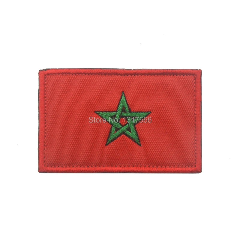 Moroccan National Flag Embroidery Patch Embroidered Patch Military Tactical Armband Fabric Sticker Sewing Applique
Moroccan National Flag Embroidery Patch Embroidered Patch Military Tactical Armband Fabric Sticker Sewing Applique
