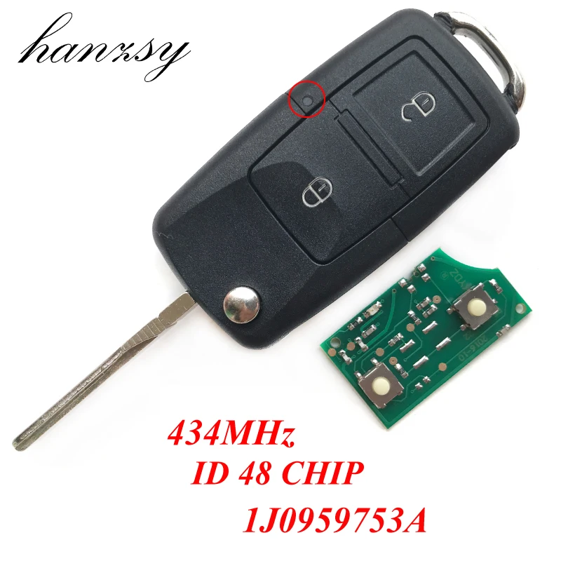 2 Button Folding Flip Key For VOLKSWAGEN VW Passat Golf Lupo Bora Polo Beetle Remote Control Key wtih Chip ID48 434MHz &blade
2 Button Folding Flip Key For VOLKSWAGEN VW Passat Golf Lupo Bora Polo Beetle Remote Control Key wtih Chip ID48 434MHz &blade