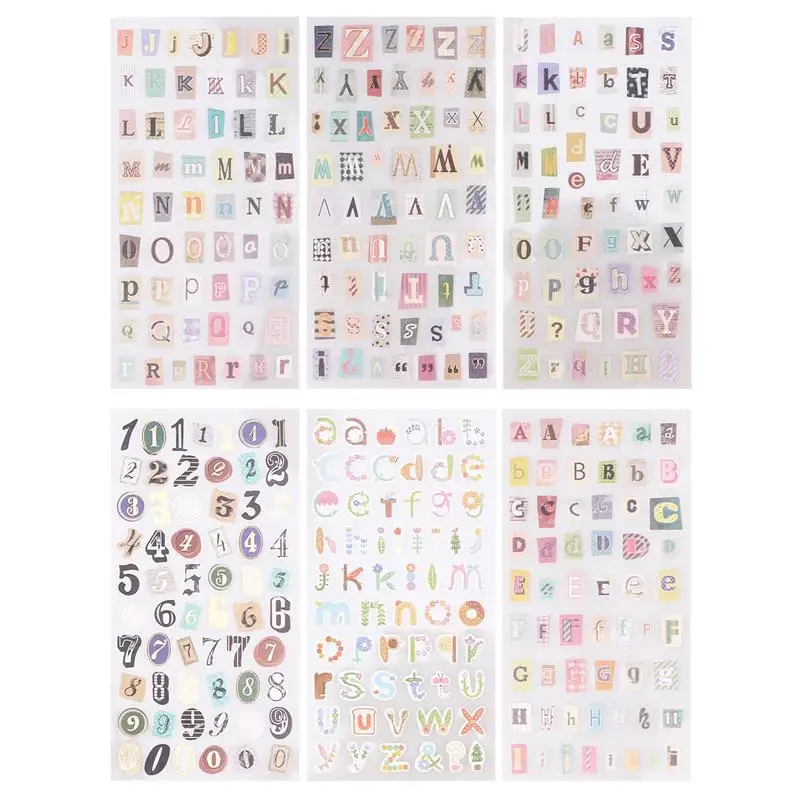 6Pcs Stickers Graffiti Style English Letters Numbers Notebook Adhesive Decals for Scrapbook Crafting Laptop Cellphone Decor
6Pcs Stickers Graffiti Style English Letters Numbers Notebook Adhesive Decals for Scrapbook Crafting Laptop Cellphone Decor