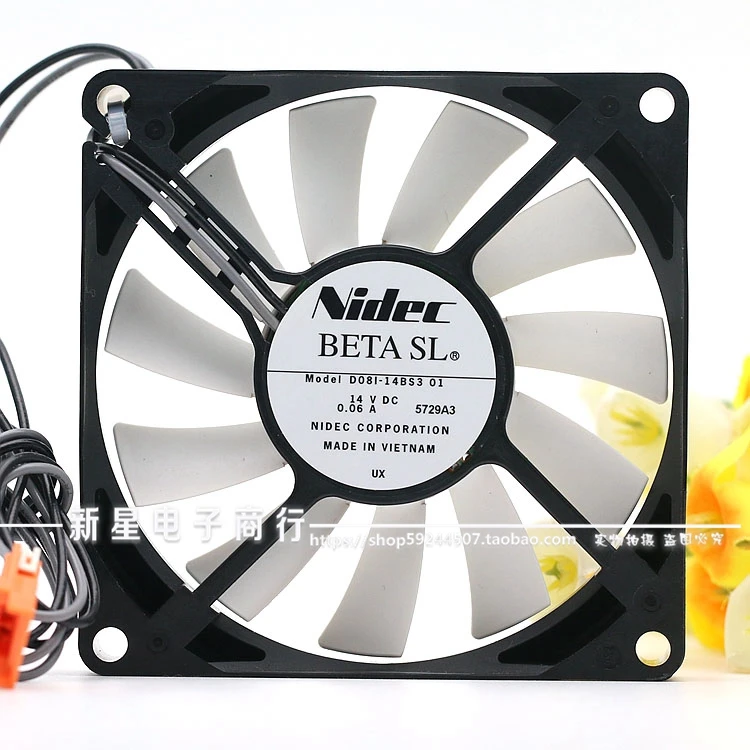 Двухпроводной Вентилятор охлаждения сервера Nidec D081-14BS3 DC 14 в 0,06a 80x80x15 мм
Двухпроводной Вентилятор охлаждения сервера Nidec D081-14BS3 DC 14 в 0,06a 80x80x15 мм