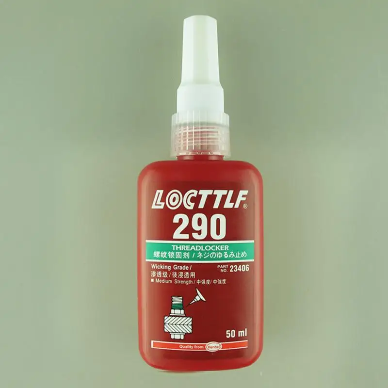 50ML Cylindrical Retainer Locking Adhesive Metal Screw Anaerobic Adhesive Thermal Strength Environment Glue 262/271/272/290
50ML Cylindrical Retainer Locking Adhesive Metal Screw Anaerobic Adhesive Thermal Strength Environment Glue 262/271/272/290