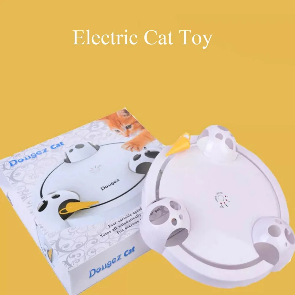 SMARTPET Electric Cat Toy Interactive Pet Cat Toys Cat Catching Mouse Donut Automatic Rotating Toy
SMARTPET Electric Cat Toy Interactive Pet Cat Toys Cat Catching Mouse Donut Automatic Rotating Toy