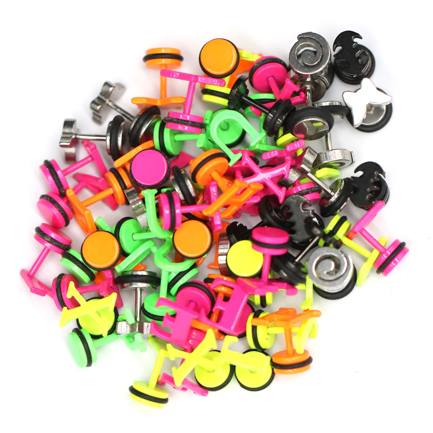 5pairs Steel Internally Thread Letter Logo Labret Stud Lip Ring Colorful Ear Cartilage Tragus Helix Piercing Jewelry Randomly
5pairs Steel Internally Thread Letter Logo Labret Stud Lip Ring Colorful Ear Cartilage Tragus Helix Piercing Jewelry Randomly
