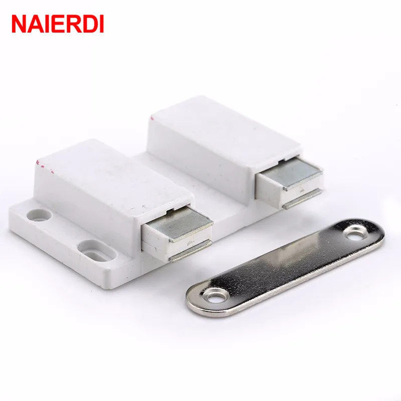 NAIERDI Double Cabinet Catch Kitchen Door Stopper Soft Quiet Close Magnetic Push to Open Touch Damper Buffers Furniture Hardware
NAIERDI Double Cabinet Catch Kitchen Door Stopper Soft Quiet Close Magnetic Push to Open Touch Damper Buffers Furniture Hardware