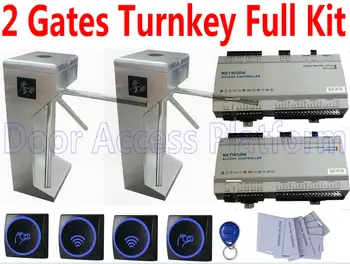 2 Gates of RFID Access Tripod Turnstie kit Network Access Controller+Turnstile gate, Pedestrian passageway security gate id card
2 Gates of RFID Access Tripod Turnstie kit Network Access Controller+Turnstile gate, Pedestrian passageway security gate id card