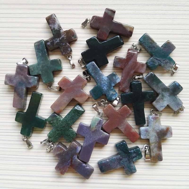 Fashion Cross india Onyx Natural stone pendants for women jewelry making charm Necklace accessories 50pcs/lot free shipping
Fashion Cross india Onyx Natural stone pendants for women jewelry making charm Necklace accessories 50pcs/lot free shipping