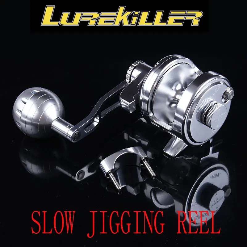 Free shipping! Lurekiller 2017 10W CNC slow jigging reel boat reel 20kgs left/right handle saltwater reel trolling reel
Free shipping! Lurekiller 2017 10W CNC slow jigging reel boat reel 20kgs left/right handle saltwater reel trolling reel
