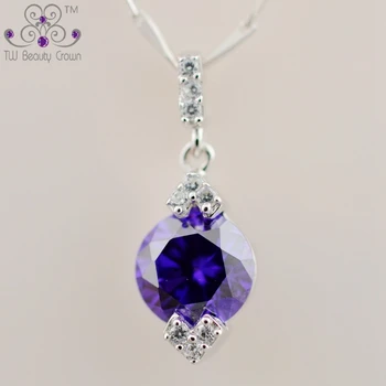 Elegant Korean Fashion Jewelry Purple AAA Cubic Zirconia Lady Pendants For Women Young Girls Genuine 925 Pure Sterling Silver
Elegant Korean Fashion Jewelry Purple AAA Cubic Zirconia Lady Pendants For Women Young Girls Genuine 925 Pure Sterling Silver