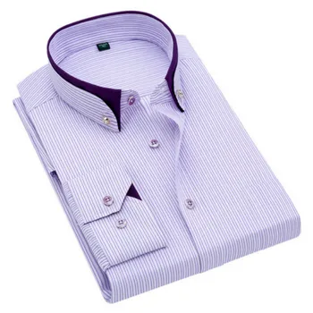 Spring and Autumn New Men's Shirt Men's Plaid Long Sleeve Square Collar Slim Shirt Men's Business Office Official Casual Shirt
Spring and Autumn New Men's Shirt Men's Plaid Long Sleeve Square Collar Slim Shirt Men's Business Office Official Casual Shirt