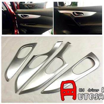 ABS Chrome Interior Inside Door Bowl Decorative Cover Trim Matt 4pcs For Nissan Qashqai 2014 2015 2016 car styling
ABS Chrome Interior Inside Door Bowl Decorative Cover Trim Matt 4pcs For Nissan Qashqai 2014 2015 2016 car styling