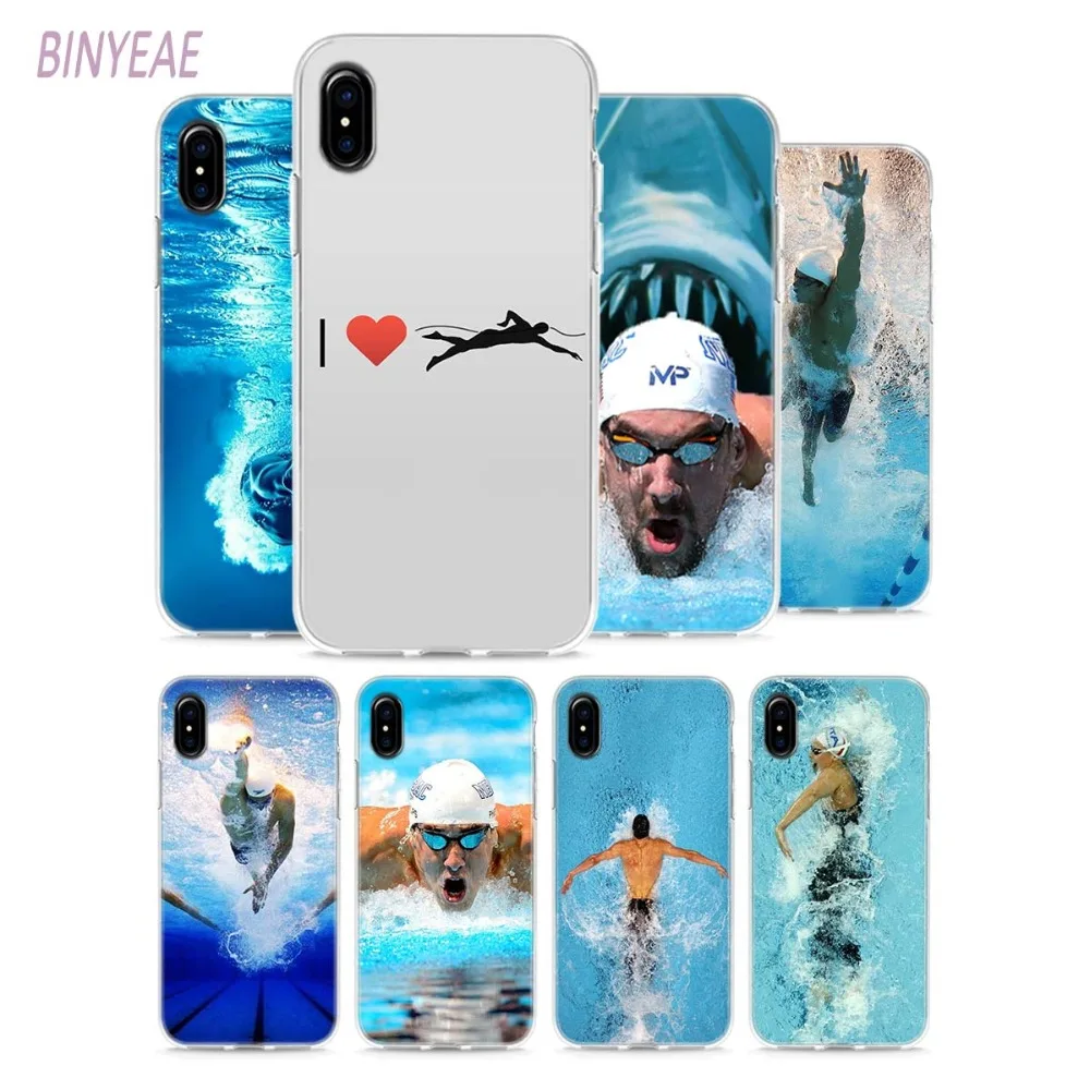 BINYEAE I Love swimming Style Clear Soft TPU Phone Cases for Apple iPhone X 8 7 6 6s Plus 5 5S SE 5C
BINYEAE I Love swimming Style Clear Soft TPU Phone Cases for Apple iPhone X 8 7 6 6s Plus 5 5S SE 5C