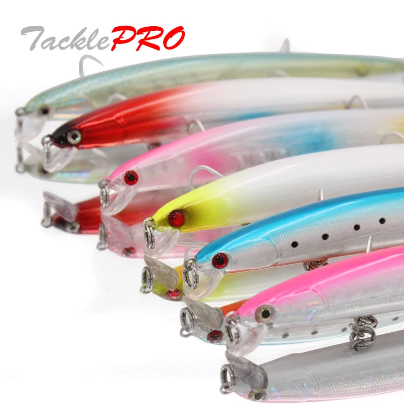 TacklePRO M27 Floating Minnow For Fishing 130mm 15.5g Hard Lure 1PC Fishing Lure Wobblers Swimming Depth 1.5M Lures
TacklePRO M27 Floating Minnow For Fishing 130mm 15.5g Hard Lure 1PC Fishing Lure Wobblers Swimming Depth 1.5M Lures