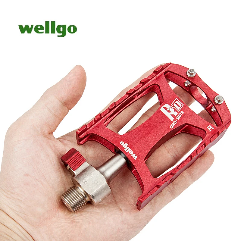 2016 Wellgo QRD-M079 Ultra-light Bearing Pedal Quick Release Pedal MTB mountain Bike Bicycle Pedals Bicycle Parts
2016 Wellgo QRD-M079 Ultra-light Bearing Pedal Quick Release Pedal MTB mountain Bike Bicycle Pedals Bicycle Parts