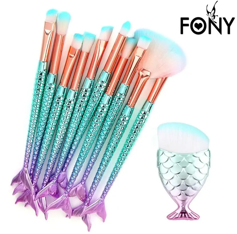 11PCS Make Up Foundation Eyebrow Eyeliner Blush Cosmetic Concealer BrushesFor Make Up Mermaid Tilted Fishtail Brush dropship
11PCS Make Up Foundation Eyebrow Eyeliner Blush Cosmetic Concealer BrushesFor Make Up Mermaid Tilted Fishtail Brush dropship