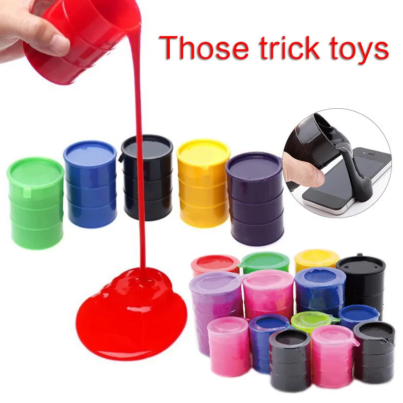 Silicone Paint Bucket Magic Polymer Clay Slime Playdough April Fool's Day Prank Mischief Funny Toy Simulated Silicone Paint
Silicone Paint Bucket Magic Polymer Clay Slime Playdough April Fool's Day Prank Mischief Funny Toy Simulated Silicone Paint