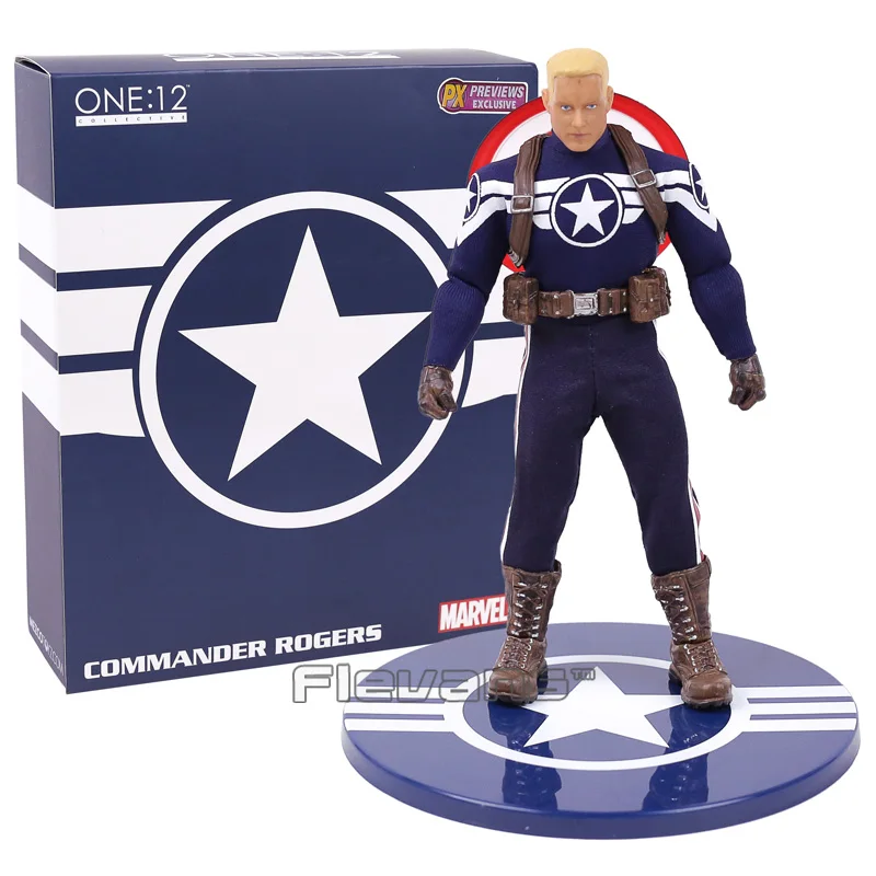 MEZCO Captain America 1/12 Scale PVC Action Figure Collectible Model Toy (real clothes) 16cm
MEZCO Captain America 1/12 Scale PVC Action Figure Collectible Model Toy (real clothes) 16cm
