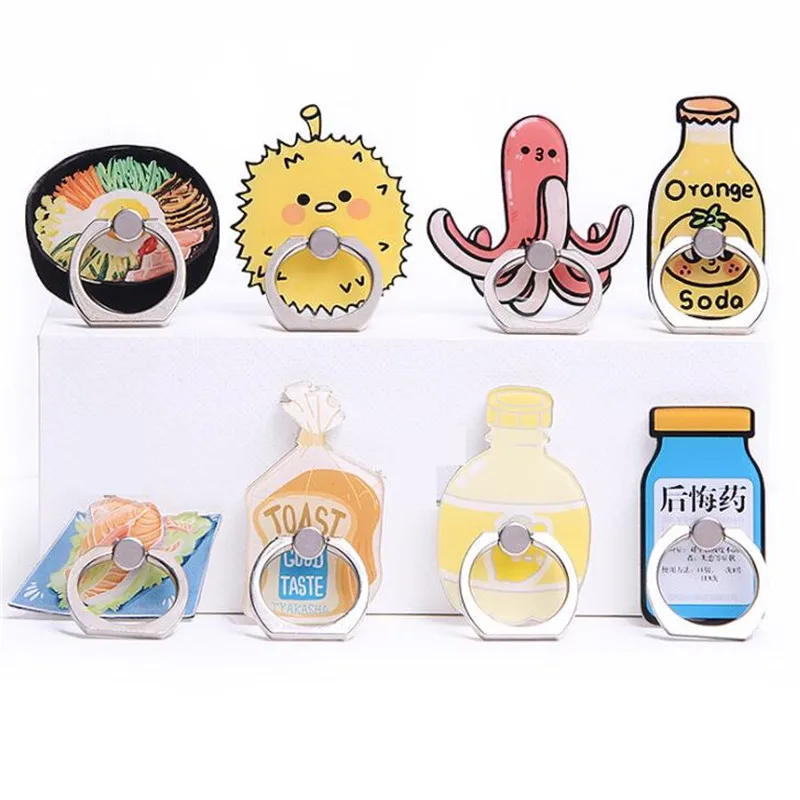 UVR 360 Degree Cartoon Toast Foods Octopus Finger Ring Smartphone Stand Holder Mobile Phone Holder For iPhone Xiaomi All Phone
UVR 360 Degree Cartoon Toast Foods Octopus Finger Ring Smartphone Stand Holder Mobile Phone Holder For iPhone Xiaomi All Phone