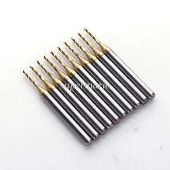 10 Titanium Coated 0.06" 1.5mm Carbide Engraving Bit CNC/PCB Machinery Rotary Burr
10 Titanium Coated 0.06" 1.5mm Carbide Engraving Bit CNC/PCB Machinery Rotary Burr