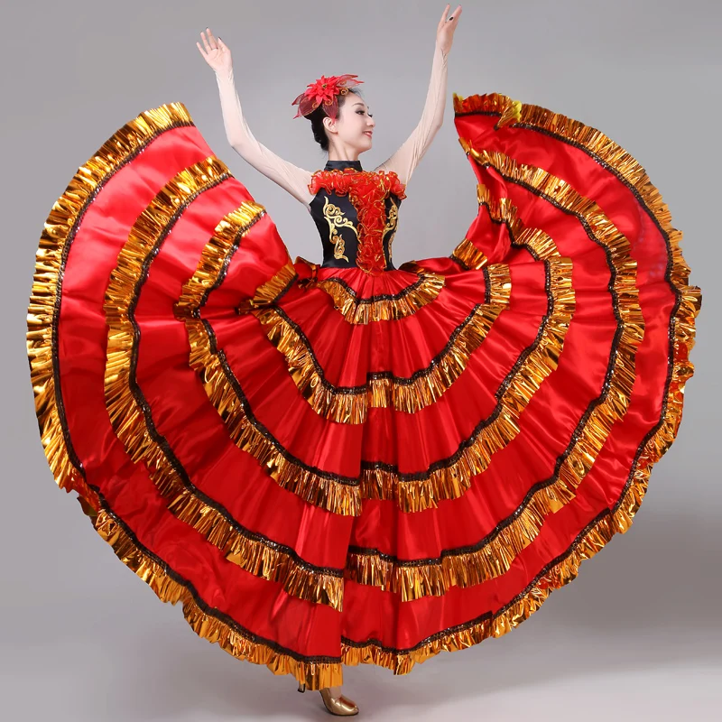 Flamenco Dress Ladies Long Skirts Bullfighting Spain Dancer Costumes Gypsy Outfit Women Ballroom Dancing Dresses Woman DN3047
Flamenco Dress Ladies Long Skirts Bullfighting Spain Dancer Costumes Gypsy Outfit Women Ballroom Dancing Dresses Woman DN3047