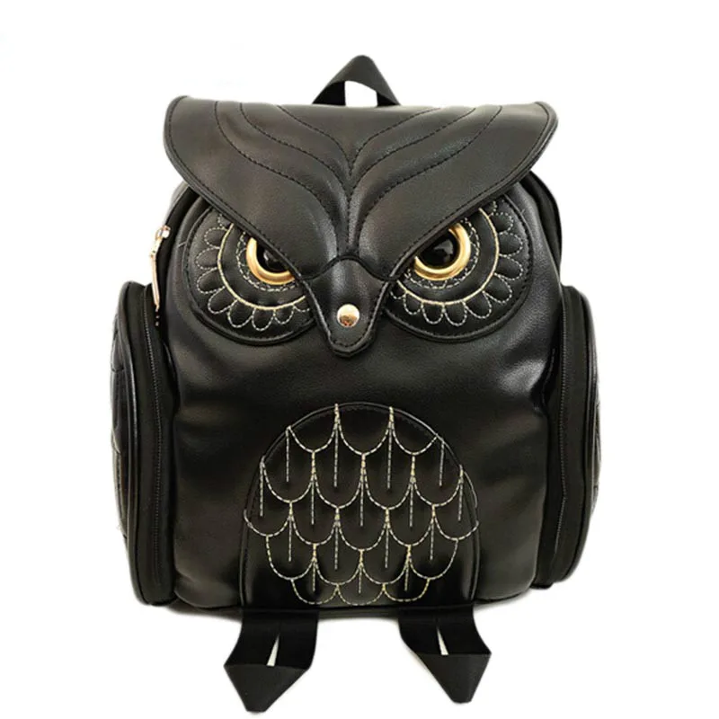 JIULIN Fashion Women Backpack Newest Stylish Cool Black PU Leather Owl Backpack Female Hot Sale Women shoulder bag school bags
JIULIN Fashion Women Backpack Newest Stylish Cool Black PU Leather Owl Backpack Female Hot Sale Women shoulder bag school bags