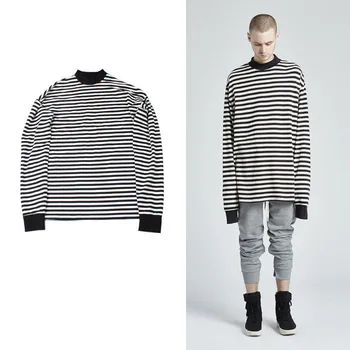 New arrival T-Shirt Men Long Sleeve Black White Striped T-shirt Men Women Unisex Loose Oversize Extra Long Sleeve Couple T Shirt
New arrival T-Shirt Men Long Sleeve Black White Striped T-shirt Men Women Unisex Loose Oversize Extra Long Sleeve Couple T Shirt
