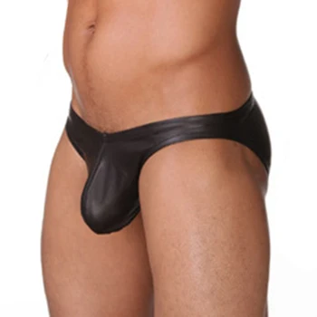 Hot selling men underwear patent leather sexy gay underwear men's briefs U convex pouch hombre jockstrap
Hot selling men underwear patent leather sexy gay underwear men's briefs U convex pouch hombre jockstrap