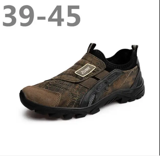 2019 New Arrival Spring/Autumn Outdoor Boots Slip on Camping Boots Rubber Leather Mountain Climbing Sneakers Mens Hiking Shoes
2019 New Arrival Spring/Autumn Outdoor Boots Slip on Camping Boots Rubber Leather Mountain Climbing Sneakers Mens Hiking Shoes
