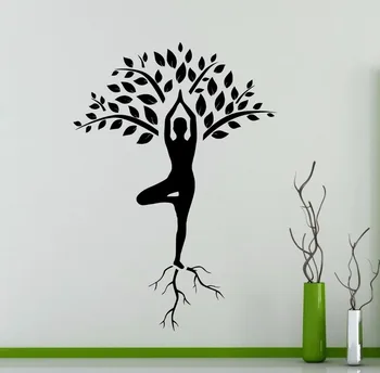 YOYOYU Art Home Decor Yoga Tree Women Wall Decal Vinyl Sticker Gymnastics Sport Buddhism Bedroom Decoration WW-516
YOYOYU Art Home Decor Yoga Tree Women Wall Decal Vinyl Sticker Gymnastics Sport Buddhism Bedroom Decoration WW-516