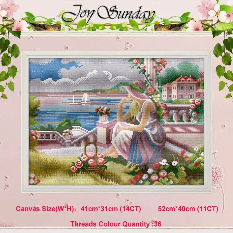 A girl looking at the sea counted 11CT 14CT Cross Stitch Set DIY DMC Cross-stitch Kit Embroidery Needlework Home Decor
A girl looking at the sea counted 11CT 14CT Cross Stitch Set DIY DMC Cross-stitch Kit Embroidery Needlework Home Decor