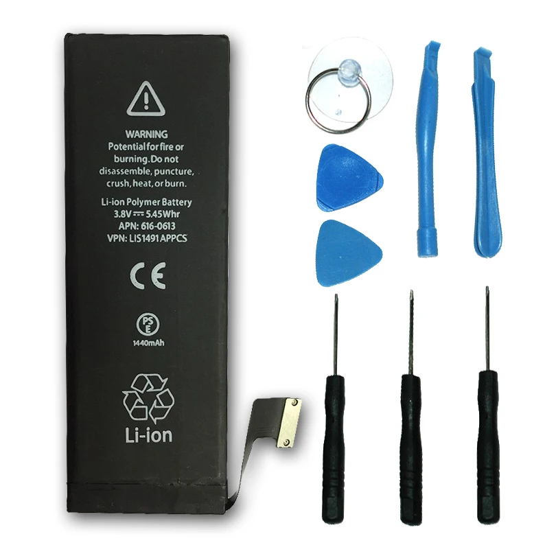 Newest Replacement Battery 3.8V 1440mAh Brand New Inner built-in Li-ion Battery for Apple iPhone 5 Battery Free shipping #30
Newest Replacement Battery 3.8V 1440mAh Brand New Inner built-in Li-ion Battery for Apple iPhone 5 Battery Free shipping #30